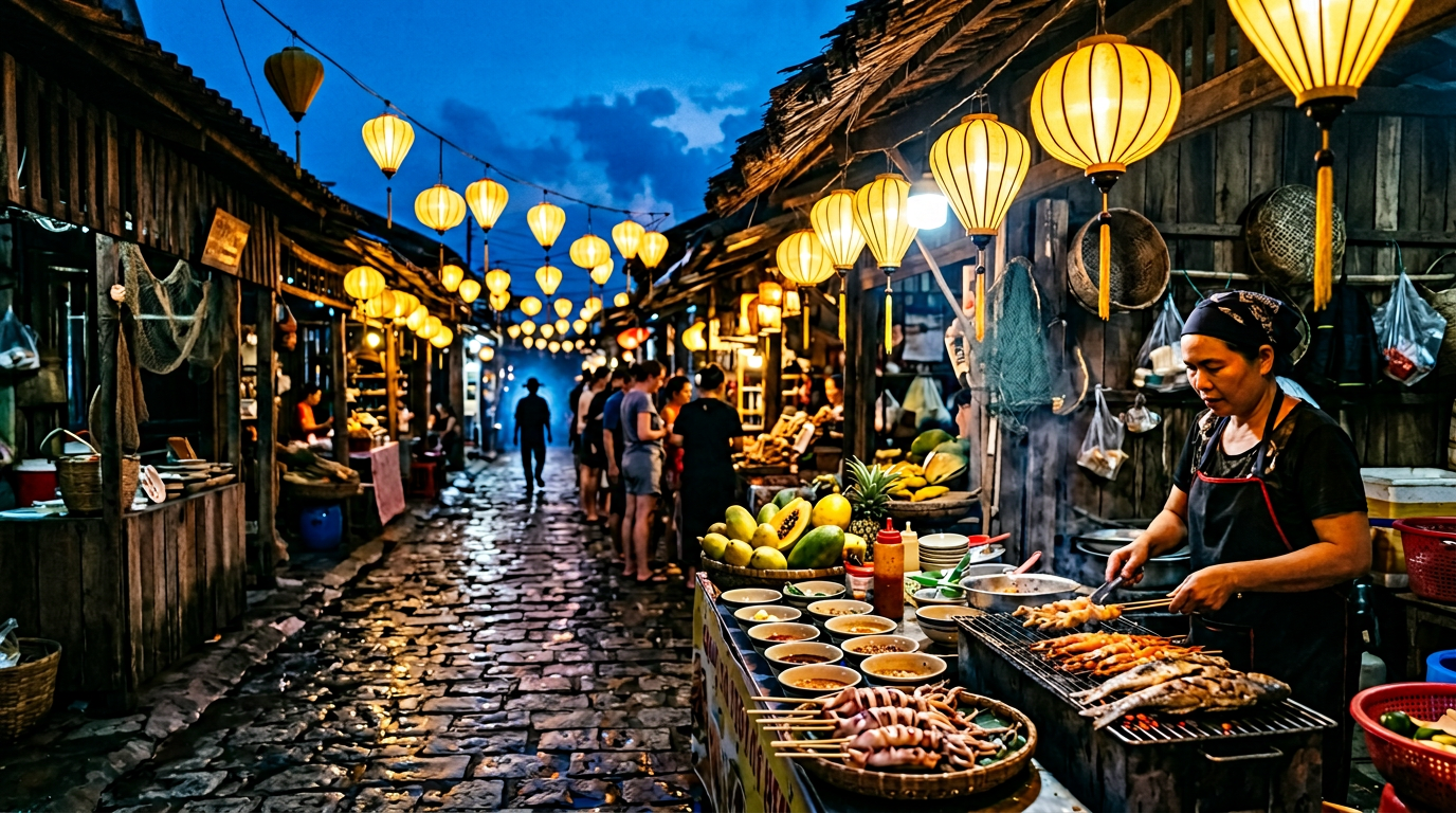 渔家夜市美食漫步