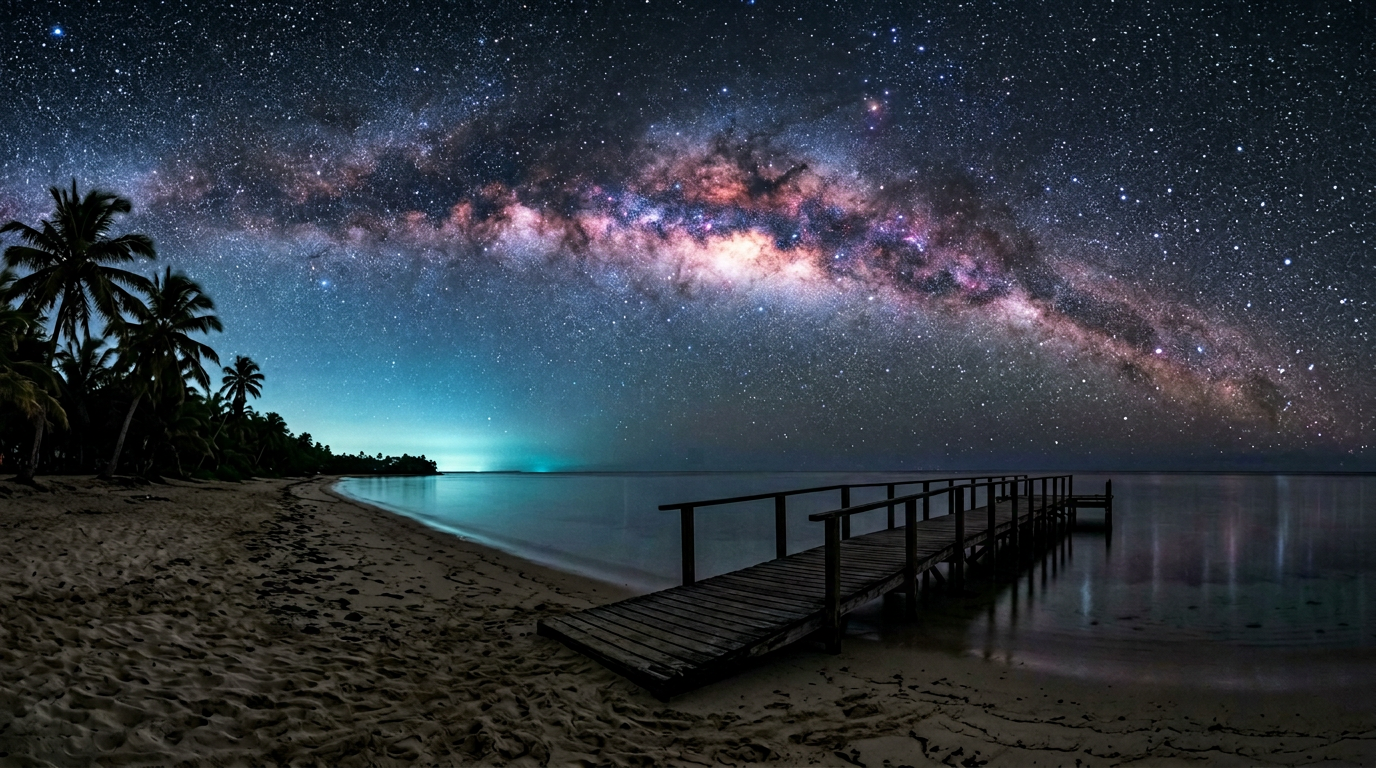 海边观星与天文摄影